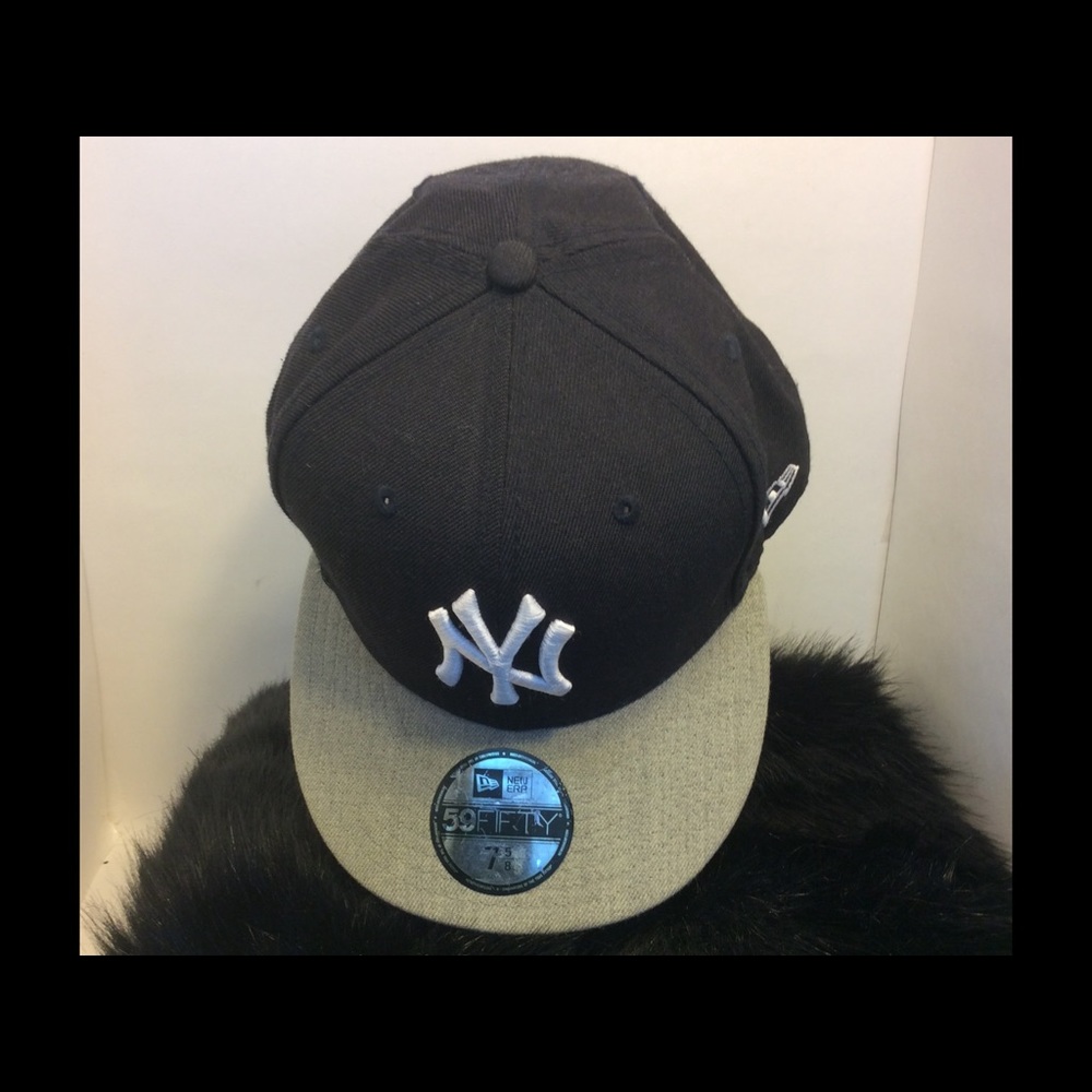 NY Yankees NEW ERA 59Fifty MLB 75/8 Black Grey